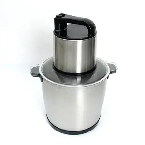 Yam pounder fufu pounding machine commercial stainless steel food meat chopper 10L 1500W electric meat grinder