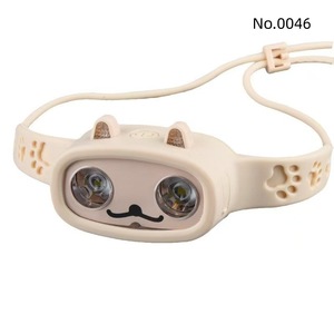 Lampe frontale portable au design de chat mignon, lumière LED 100 mm x 50 mm pour enfants, camping en plein air, randonnée, voyage - Product Image 4