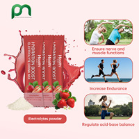 Poudre d'électrolytes pour adultes sous marque blanche, boisson hydratante sans sucre, soutien immunitaire, 50g de protéines, sachet de reconstitution rapide