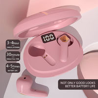 Nouveaux écouteurs sans fil True View Power Luxurious avec affichage numérique LED mignon, pour iPhone Apple