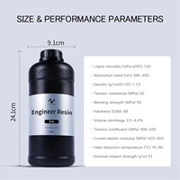 Resin Fotopolimer Sensitif UV 405nm Mirip ABS untuk Printer 3D 4K 6K 8K LCD DLP SLA Grosir