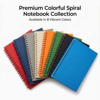 Carnet de notes spirale A5 couleur avec couverture magnétique, 80 feuilles, personnalisable avec logo, idéal pour promotion d'entreprise, en stock