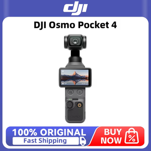 Para <span class=keywords><strong>DJI</strong></span> Osmo Pocket 4, CMOS de 1 Pulgada y 4K/240fps, Estabilización de 3 Ejes y Rotación, Almacenamiento Integrado de 107 GB y Transferencia de 800 MB/s - Product Image 1