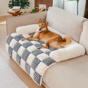 เตียงโซฟาสำหรับแมวและสุนัขในบ้าน เตียงโซฟาสัตว์เลี้ยงนุ่มสบาย หมอนรองโซฟาสัตว์เลี้ยงขนาดใหญ่ เตียงสุนัขขนาดใหญ่ หมอนรองโซฟาสัตว์เลี้ยงแบบซักได้ - Product Image 2