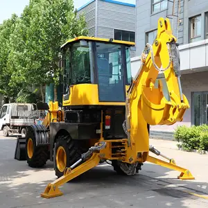SOAO NEW CE Epa Engine Diesel 3ton 2.5ton Wheel New Tractor 4x4 Backhoe Loaders China Trade