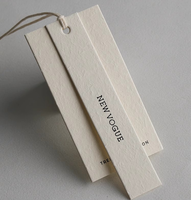 Impression de nom de marque de luxe personnalisée en gros papier texturé durable pour chaussures et vêtements