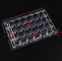 Barquettes à œufs de caille en plastique recyclable, boîtes d'emballage blister pour œufs de caille, boîtes d'emballage de détail pour œufs de caille pour supermarchés