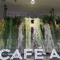 Vente chaude Mariage Jardin Mur Plafond Décoration Artificielle Tactile Suspendu Lierre Fougère Feuilles Amarante Plante