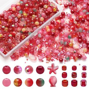 Kit de Cuentas para Joyería DIY en Color Dorado Champán - Formas Mixtas y Tonos Té para la Creación de Pulseras y Collares Estilo Boho - Product Image 6