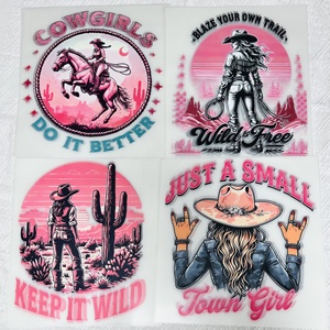 Transferts DTF personnalisés pour chemises Western <span class=keywords><strong>Cowboy</strong></span> Design vente en gros d'autocollants beau nœud papillon autocollant pour T-shirt, motifs élégants - Product Image 3