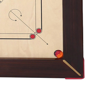 Plateau de Carrom en Bois de Haute Qualité de 42 Pouces Personnalisé, Jeu Durable pour l'Intérieur et l'Extérieur, Idéal pour la Maison et le Divertissement