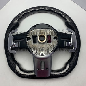 พวงมาลัยหุ้มหนังคาร์บอนไฟเบอร์แบบมีรูพรุนสำหรับพวงมาลัยเมอร์เซเดสเบนซ์ W177 W213 W204 C257 - Product Image 5