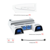 Chargeur de contrôleur de station de charge pour ventilateur de refroidissement de base de refroidisseur de support vertical PS5