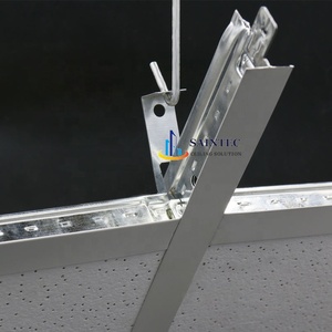 Hiện đại <span class=keywords><strong>2x4</strong></span> số lượng lớn màu đen sợi khoáng vuông lưới thiết kế gạch Trần cách âm và chống cháy cho khách sạn & bệnh viện - Product Image 2