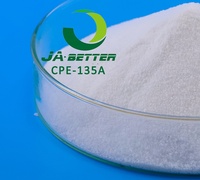 CPE 135A, additif pour le traitement du PVC, polyéthylène chloré, additif pour profilés et tuyaux en PVC, résistant aux intempéries, modificateur d'impact