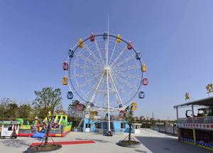 Manège Grande Roue pour Parcs d'Attractions, Jardins de Trampolines, Auto-Scooter en Fibre de Verre, Plastique, Métal et Acier Durables - Product Image 5