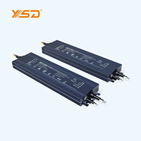 Driver LED Dimmable 5-en-1 Triac 0-10V avec Garantie 5 Ans, Étanche IP67, Certifié ETL, Alimentation CA 250W CC 24V 12V pour Éclairage LED