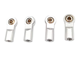 M3 M5 из алюминиевого сплава, шаровая Головка, держатель, соединительный стержень для 1/10 автомобиля, грузовика, модели тележки (серебро)