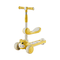 Trottinette pour enfants modèle Hippo, jouet à roulettes pour enfants, trois roues, siège confortable, adapté aux enfants de 3 à 8 ans