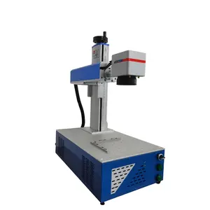 Rivenditore 20w 30w/50w/100w macchina per marcatura laser a fibra macchina per marcatura laser a fibra da tavolo incisore laser per acciaio metallico