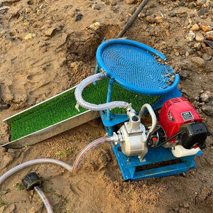 Separador por Gravedad Portátil con Motor Diésel, Máquina de Lavado de Oro, Plato Vibratorio de Acero Inoxidable, Herramienta de Minería - Product Image 1