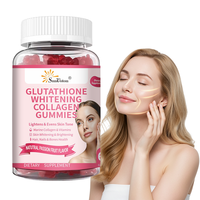 Complément de Glutathion et Collagène en Gommes Économique pour un Teint Uniforme, des Os, des Cheveux et des Ongles Sains