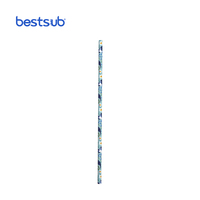 Pailles écologiques en acier inoxydable BestSub pour accessoires de bar, 0,4 po x 12,4 po, pour gobelets réutilisables de 40 oz