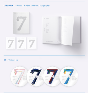 BTS Bangtan Boys MAP OF THE SOUL 7 4º Álbum Completo en CD, Set Deluxe con Photobook, Photocard, Regalo para Fans del K-pop - Product Image 2