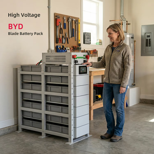 Stock UE Stockage Haute Tension 20kWh-100kWh Cellule Blade Officielle BYD 200V-1000V 93kWh 100kWh Batteries Solaires Résidentielles - Product Image 1
