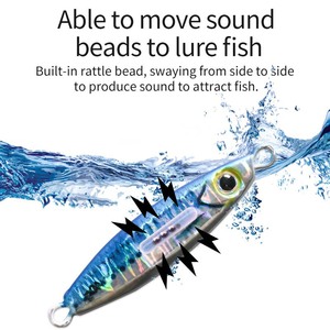 Señuelo de pesca Yajie Jigging de 50g para pesca en el fondo, cebo para lubina y señuelos de agua dulce. - Product Image 5