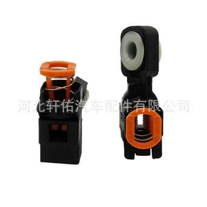 2S657E395TR Connector Plug Fixing <b>Clip</b> For Ford Citroen Peugeot Transmission Shift Lever Plastic Black Orange - Product Image 5