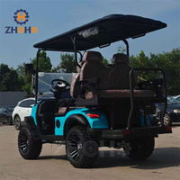 Voiturette de golf classique de haute qualité, 4 places, 48V 4KW, kit de conversion de voiturette de golf électrique pour 4 personnes