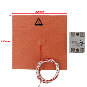 LiYingChuangxin - Placa Calefactora de Silicona para Impresora 3D, 200x200mm, 220V, 500W - Product Image 1