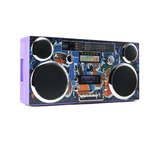 Boombox rétro portable, lecteur de cassettes, lecteur CD, radio-cassette BT, enregistreur USB SD TF, enregistrement, son stéréo HIFI, inversion automatique - Product Image 6