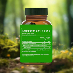 Premium Herbal Ashwagandha Capsules Support Energy Balance Stress Resistance Vegan Capsules Natural Supply - Product Image 6