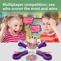 Jouet éducatif en plastique classique TOMY Mr. Jeu de société Dinosaure : Nourrisse le grenouille, pour les 4-6 ans et 7-9 ans, jeu familial fabriqué en Chine