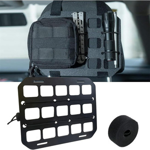 Organizador Táctico para Reposacabezas de Vehículo, Tablero Molle con 12+ Compartimentos, Material ABS para Asientos de Auto, Vehículos Todoterreno, Interior - Product Image 1