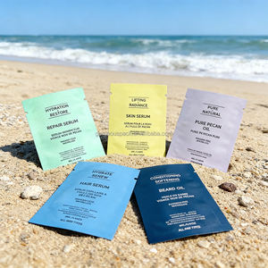 Sachet d'emballage cosmétique en aluminium pour échantillons de crème et de poudre, matériaux 100 % recyclables, avec logo personnalisé, 3 ml, 5 ml, 10 ml - Product Image 4