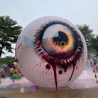 Modèle de globe oculaire gonflable géant pour la décoration de scène, idéal pour les soirées en boîte de nuit et les événements festifs