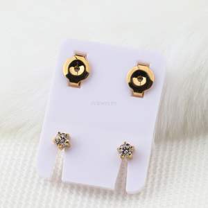 Orecchini per <span class=keywords><strong>Piercing</strong></span> all'<span class=keywords><strong>orecchio</strong></span> orecchini in <span class=keywords><strong>acciaio</strong></span> <span class=keywords><strong>chirurgico</strong></span> 316L all'ingrosso per bambini senza allergia gioielli per <span class=keywords><strong>Piercing</strong></span> del corpo - Product Image 2