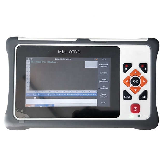 9 in 1 MINi OTDR 1310/1550nm 24/22dB Fiber Optic OTDR with VFL OLS OPM Event Map