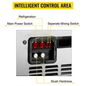 Prix d'usine commercial 15L * 2 Drink Slush Machine Machine de fonte de neige - Product Image 4