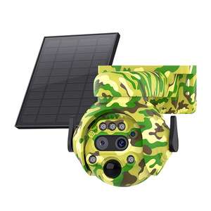Cámara de Vigilancia Solar con Zoom 12x, 6MP, Binoculares de Camuflaje para Exteriores con Alarma y Soporte para Intercomunicador - Product Image 1