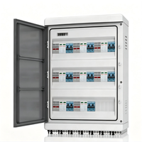 CHSZDEXI 525V DC 15A Boîtier de Commutation Photovoltaïque à 8 Prises en ABS Modèle DXV-05-5 pour Systèmes Solaires Extérieurs