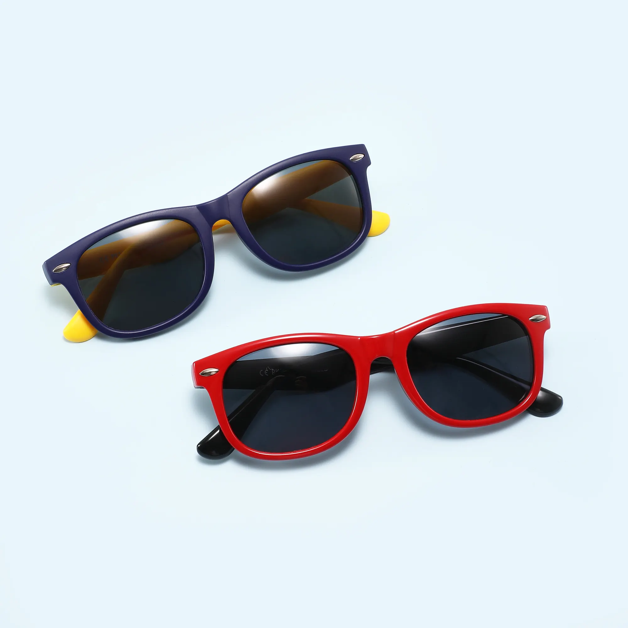 نظارات شمسية للأطفال من هلام السيليكا جيدة من Conchen مستقطبة عالية الجودة للأولاد والبنات والأطفال