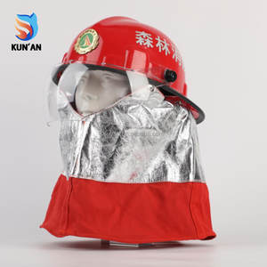 <span class=keywords><strong>Casque</strong></span> de sécurité pour pompiers américain, orange, en carbone, de marque Kunan, multifonctionnel. - Product Image 2