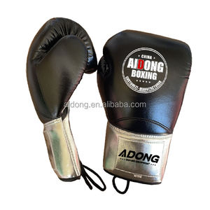 Guantes de entrenamiento profesional de alta calidad MMA Muay Thai Sparring Guantes de boxeo de cuero PU para artes marciales - Product Image 5
