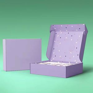 Boîtes d'expédition postales en carton ondulé avec logo personnalisé - Product Image 1