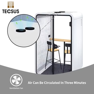 Cabine téléphonique professionnelle moderne à livraison en 7 jours, cabine insonorisée portable pour bureau intérieur avec éclairage LED pour villa et hôtel - Product Image 5