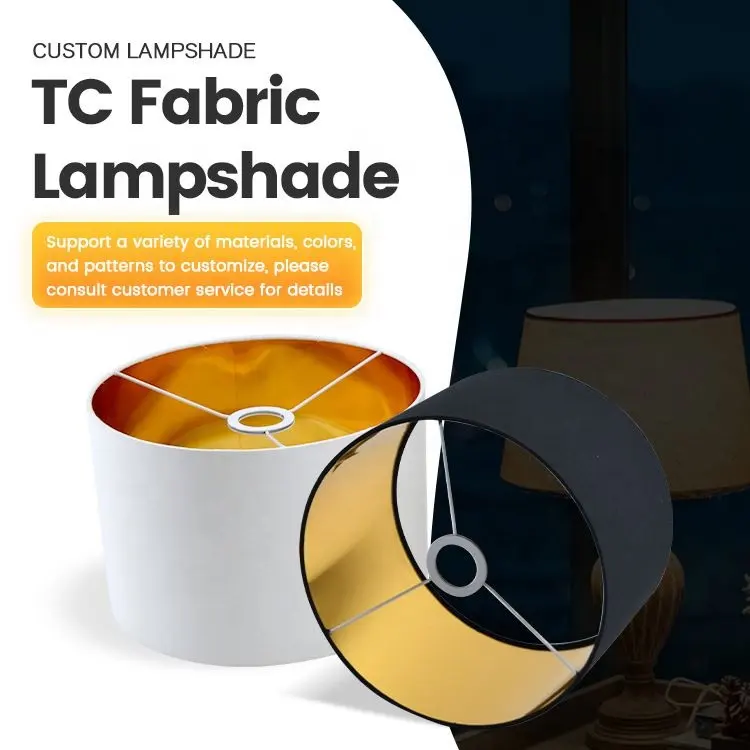 Forniture di fabbrica Oem illuminazione moderna lampada da tavolo in tessuto Pvc paralume da terra